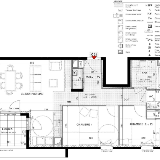 Annonces MAISON RHONE : Appartement | CHASSIEU (69680) | 65 m2 | 295 000 € 