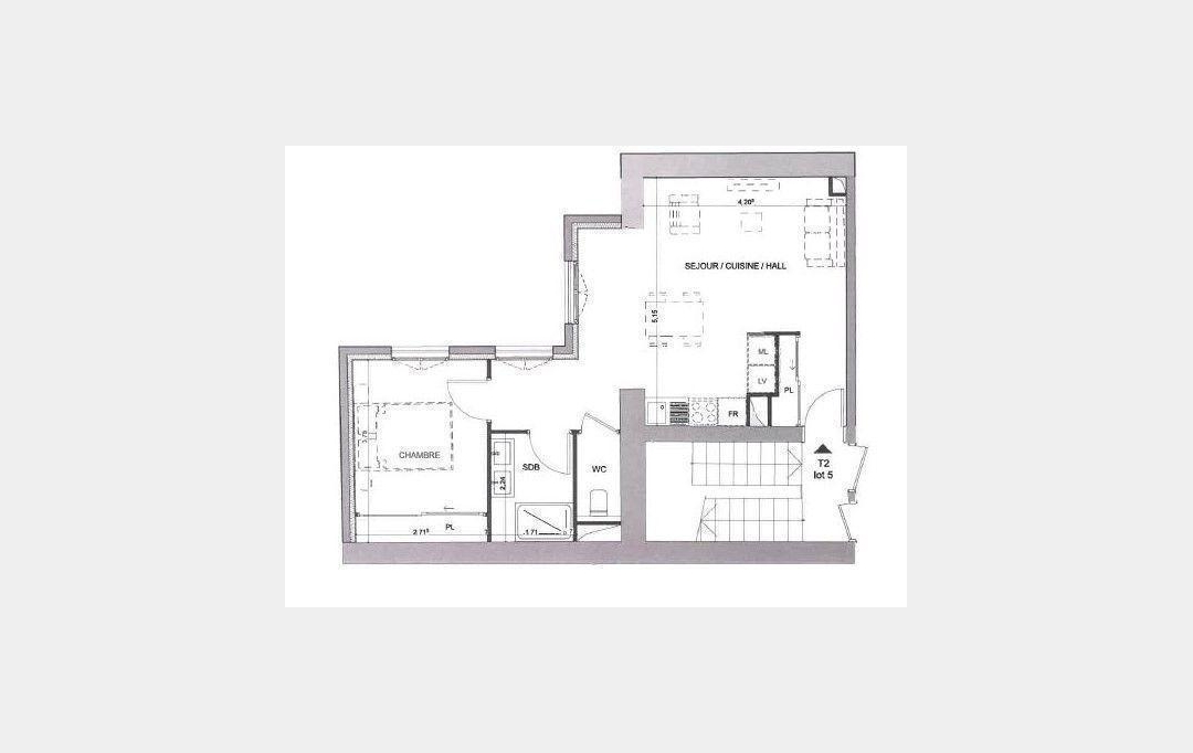 Annonces MAISON RHONE : Apartment | LYON (69005) | 45 m2 | 273 000 € 